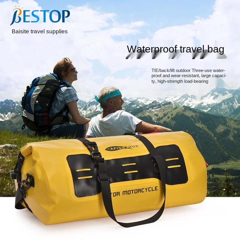 

Waterproof Travel Bag Luggage Bag Large Capacity Sportivo Outdoor Riding Storage Bag Motorcycle Rear Seat Bag Backpack
