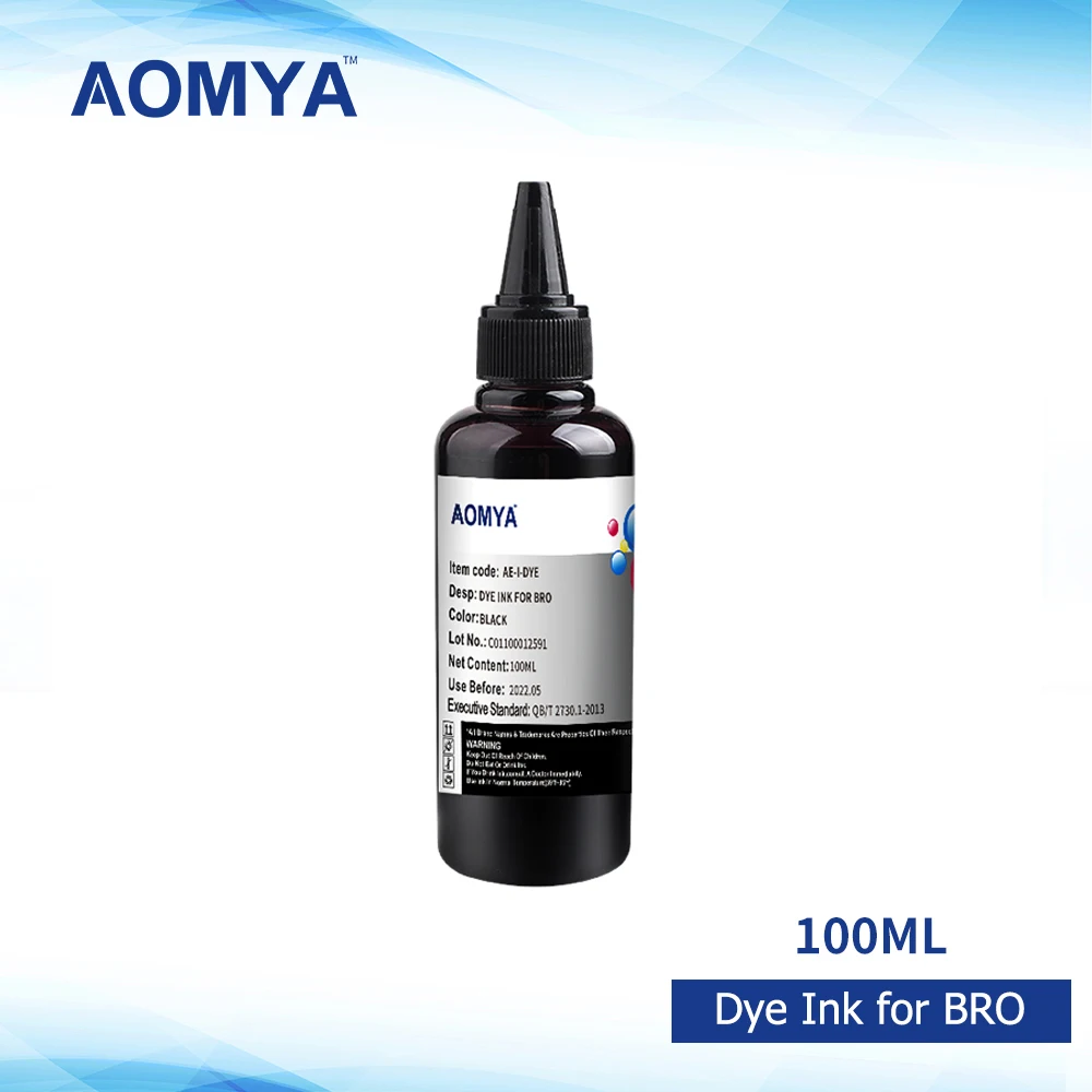 100ml Black Ink For Brother Inkjet Printer Good Quality Specialized Dye Refill Ink kit Bulk