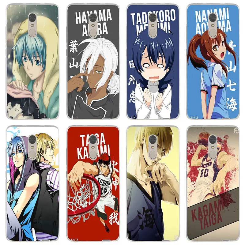 For Xiaomi Mi Note Max 2 3 4 5 5S 5X 6 6X 8 9 SE A1 A2 Lite Plus Shell Soft Silicone Anime Kuroko Basketball | Мобильные телефоны и