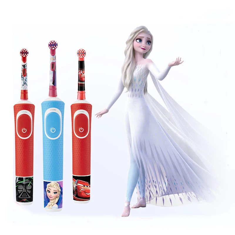 Oral B Electric Toothbrush for Children Soft Bristles 2 Modes Gum Care 7600s/Mins Rotation