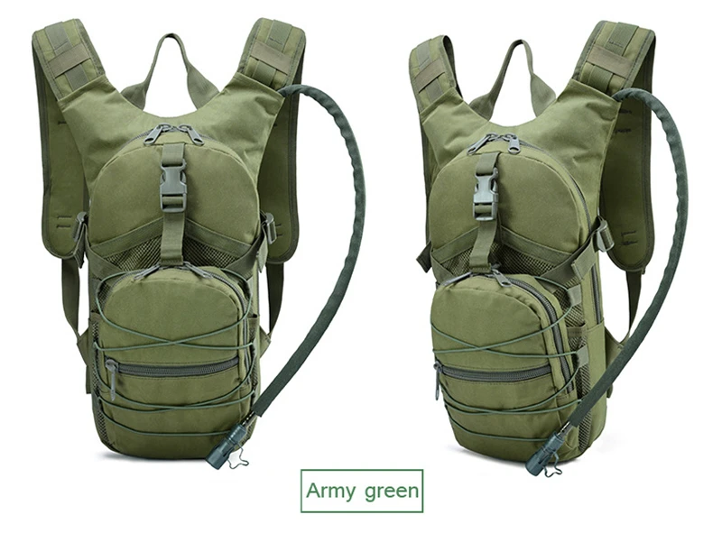 Камуфляжный рюкзак тактический военный рюкзак сумка для воды сверхлегкие тактические сумки Рюкзак Военный Рюкзак гидратация 3л - Цвет: Army