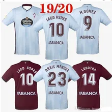 new Home and away 19 20 Celta Vigo Soccer Jerseys MENDEZ Celta de Vigo Camiseta de futbol IAGO ASPAS BOUFAL Football Shirt
