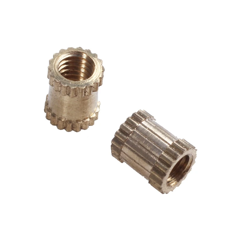 

ELEG-10Pcs Injection Molding Brass Thread Knurled Inserts Nuts 3mm x 5mm x 4mm