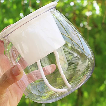 

Self Watering Planter Pots Mini Round Design Succulent Plant Pot Indoor Home Garden Modern Decorative Pot MYDING