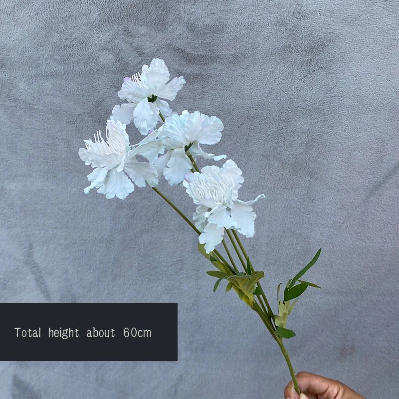 JAROWN Royal Blue Dark Blue Flowers Plant Leaf Material Artificial Flower Row DIY Props Rose Peony Wedding Decoration Party Decoration (19)