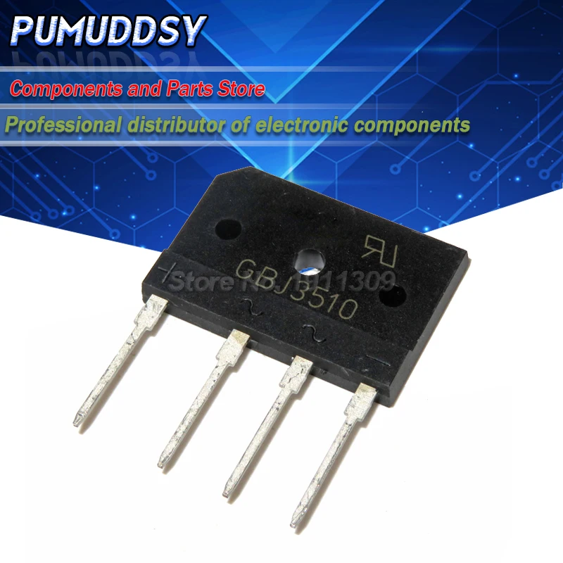 Мостовой выпрямитель KBJ3510 GBJ3510 KBJ2510 25A 35A 1000V ZIP4 D15XB80 D25XB60 D25XB80 D10XB60 5 шт. | Электронные