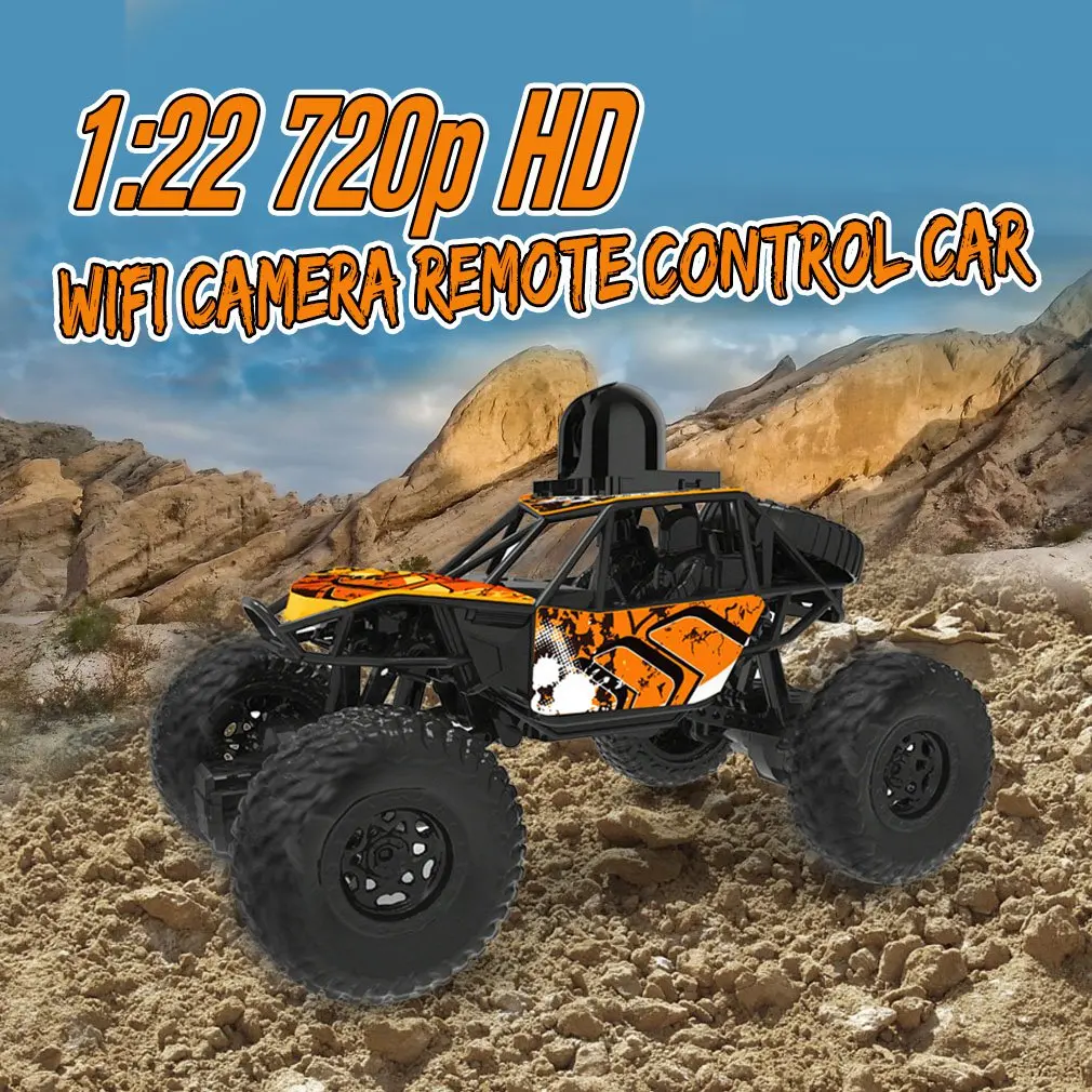 1/22 FPV HD воздушная машина для скалолазания по пересеченной местности 720P wifi камера с дистанционным управлением, автомобильная Беспроводная зарядка, детские игрушки