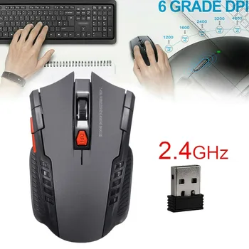 

2.4GHz Wireless Cordless Optical Gaming Mouse+Receiver for PC Laptop Computer Mouse Gamer with USB Receiver Accessories
