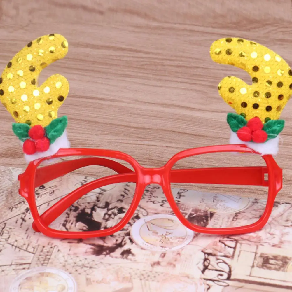 Christmas Party Glasses Santa Snowman Adult Kids Gift Xmas Decoration Toy