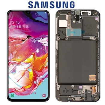 

100% Super AMOLED For Samsung A40 LCD 2019 A405 LCD display touch Screen Digitizer Assembly with frame replacement repair parts