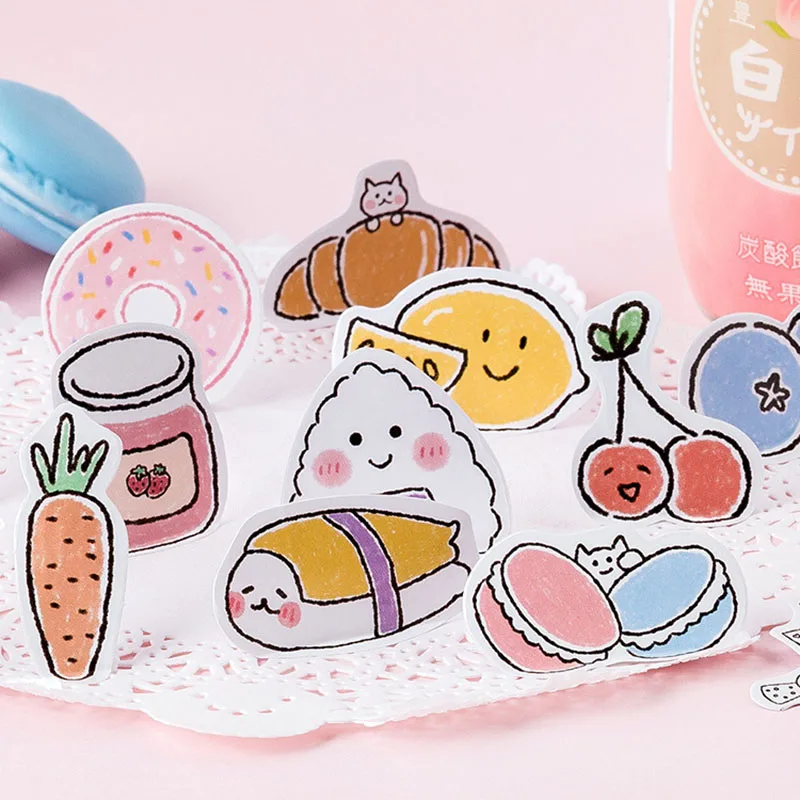 45 шт. милый молочный стикер для канцелярских товаров Kawaii продукты Декор Наклейка пуля журнал наклейка для детей девочек DIY Скрапбукинг дневник