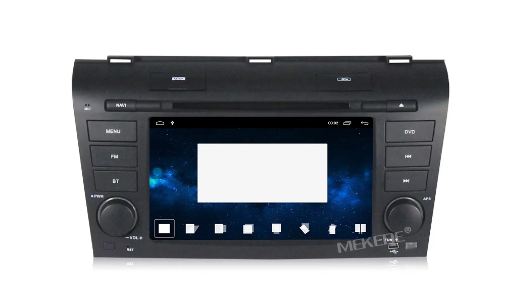7-дюймовый 2din Android 9,0 Автомобильный мультимедийный dvd-плеер для старая Mazda 3 2004-2009 автомобильное радио плеер Поддержка WI-FI BT GPS навигации