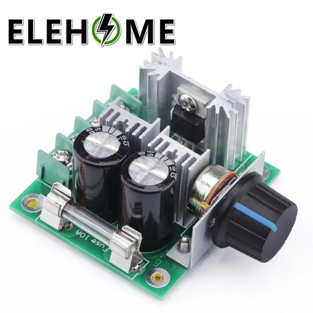 

DC 12V 24V 30V 40V 13KHZ Auto PWM DC Motor Speed Regulator Governor Speed Controller Switch 10A 50V 1000uF