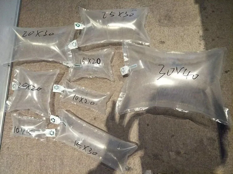 Inflatable air packaging bubble pack cushion wrap bags size pouches shockproof air bags cushion bubble Buffer bag