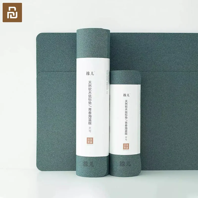 Youpin натуральный пробковый коврик для мыши молодежная версия Sea Blue офисный точный