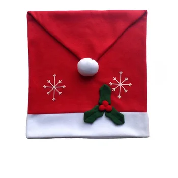 

75 * 48cm Santa Claus Chair Covers Christmas Dinner Table Party Christmas Decoration for Dining Room Christmas Chair Back Cover