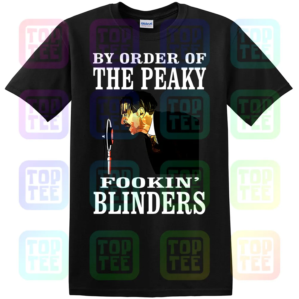 По заказу The Peaky Fookin' Blinders черная футболка M-3XL