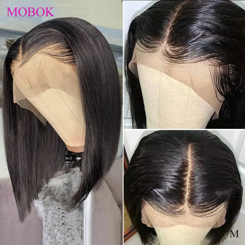 

Mobok Straight Bob Wig 13X4 Lace Front Human Hair Wigs Brazilian Bob Lace Front Wig Remy Human Hair Lace Front Wigs Wholesale