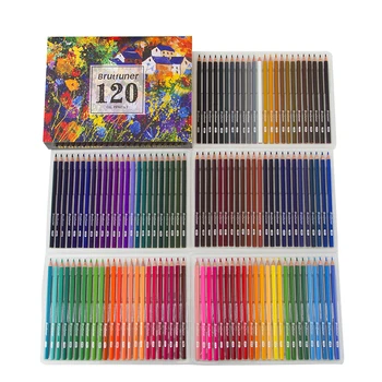 

120 Colores Profesionales Pencil Art Supplies Painting Pencil Set For Kids Artist Painting Sketching Wood Oil Based Pencil