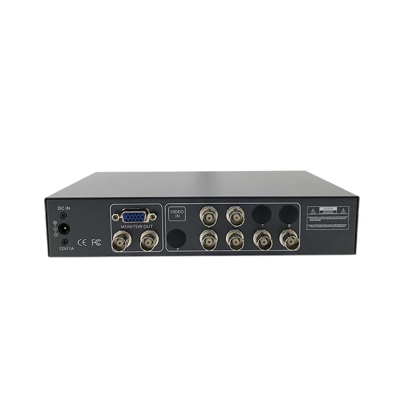 SZSUNTEX 6 канальный CCTV Цвет Quad мультиплексор ST600V видео сплиттер процессор VGA и BNC выход
