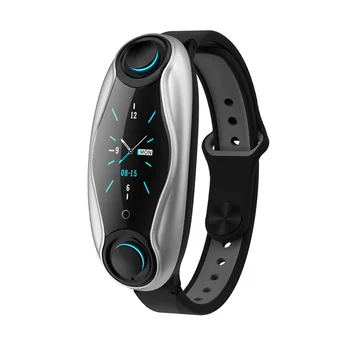 

T90 Smart Bracelets BT5.0 Earphone Two Functions Multiple Sport Modes Fitness Wristwatch IP67 Water Resistance for Android / iOS