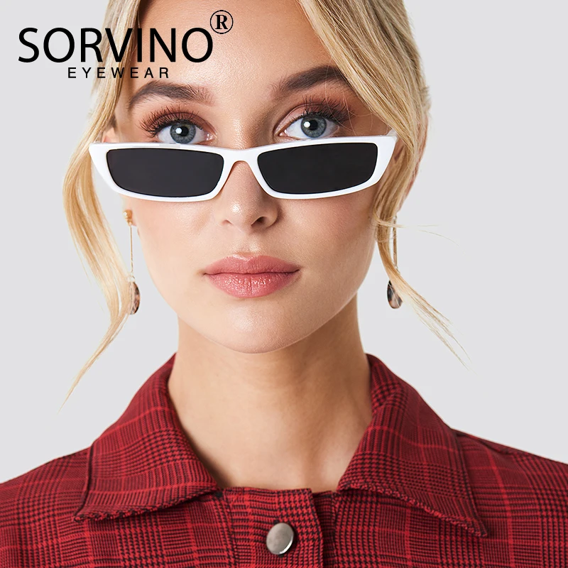 SORVINO 2020 90 е маленькие прямоугольные солнцезащитные очки кошачий глаз женские