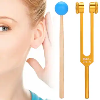 

MI528 Aluminum Alloy Tuning Fork 528HZ/272.2HZ Sound Healing Therapy Tuning Fork with Hammer