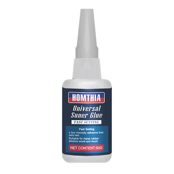 

50ml Multifunction Super Glue Glass Bonding Handmade Jewelry Stone Quick Dry Glue for Leather Wood Cardboard Ceramic Repair