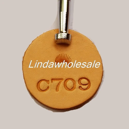 C709 Японский печать симвоов инструменты C428/425/709/431/432, кожаные инструменты - Цвет: C709