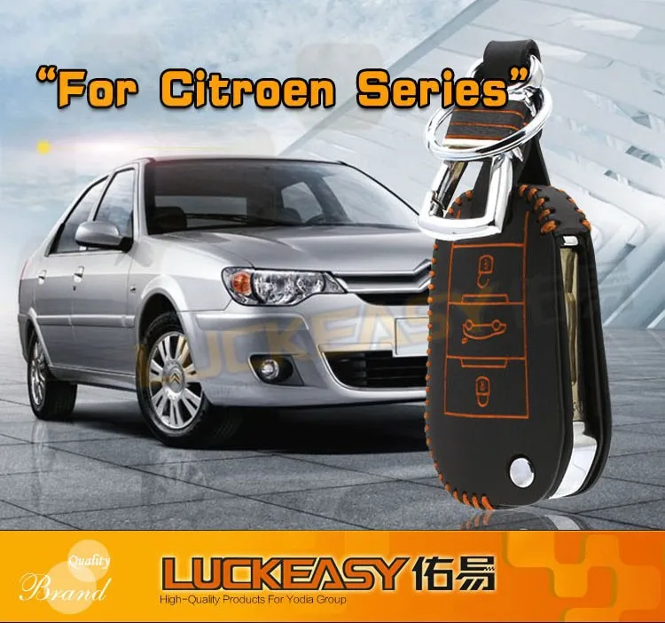 Luckeasy чехол для ключей от автомобиля из кожи для 301 508 2011/2012 508 2013 2.0L/2.3L peugeot 2008 3008 2013 c-elysee key2s