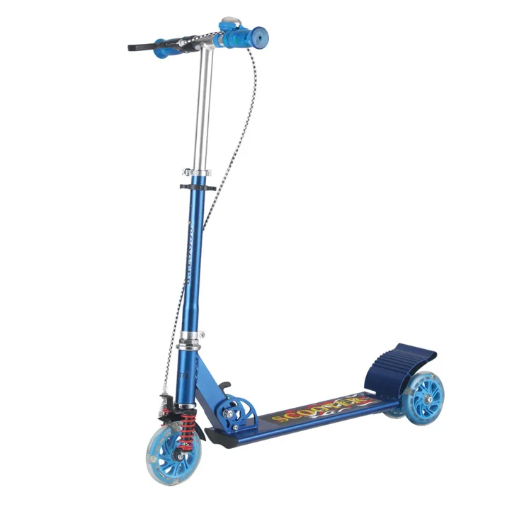 

New Style Children Scooter Pu Laser Two-Wheel Scooter Kids Slippery Car Manufacturers Direct Selling Children Scooter