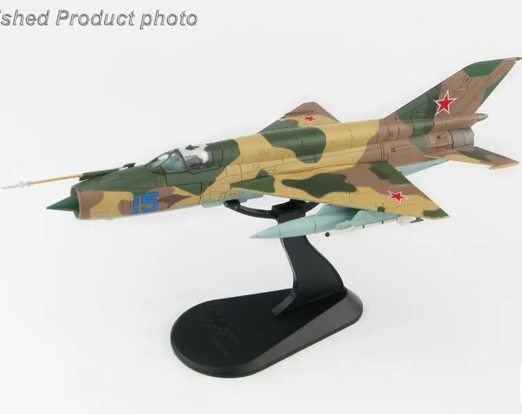 Хобби мастер Россия MIG-21MT синий 15 Dolgoye Ledovo 1/72 литая модель самолета
