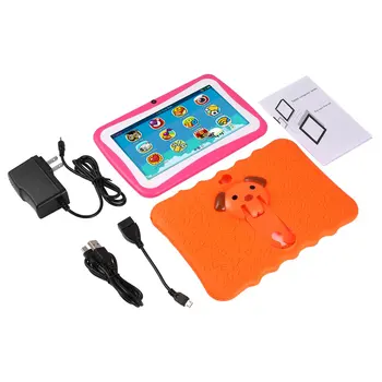 

7 Inch Quad Core Kids Children Tablet PC 1GB RAM+8GB ROM Professional Learning Education Tablet Computer for Android 4.4