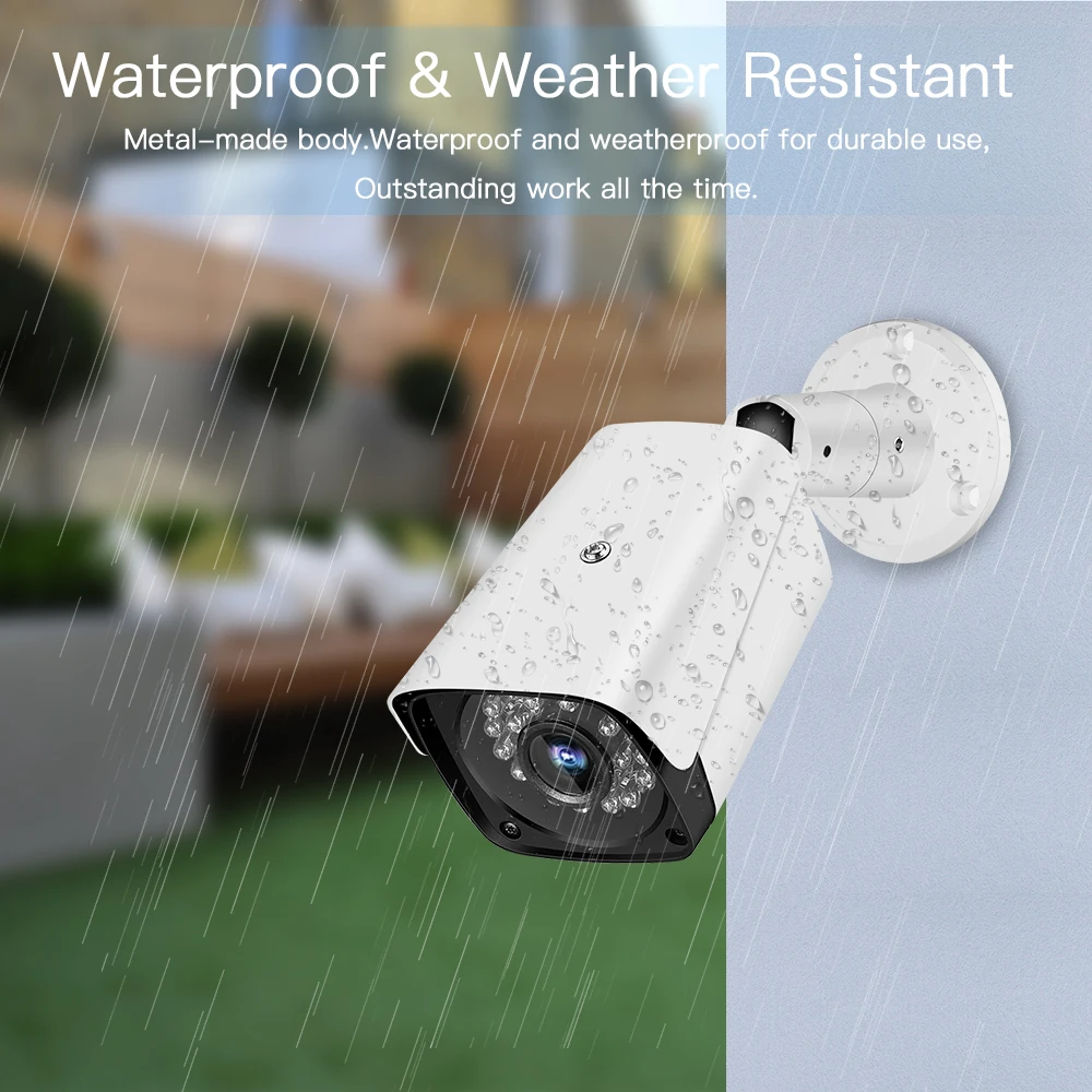 Беспроводная система видеонаблюдения 8CH 1080P WiFi DVR комплект Всепогодная IP67 ip-камеры IR-cut P2P удаленный доступ
