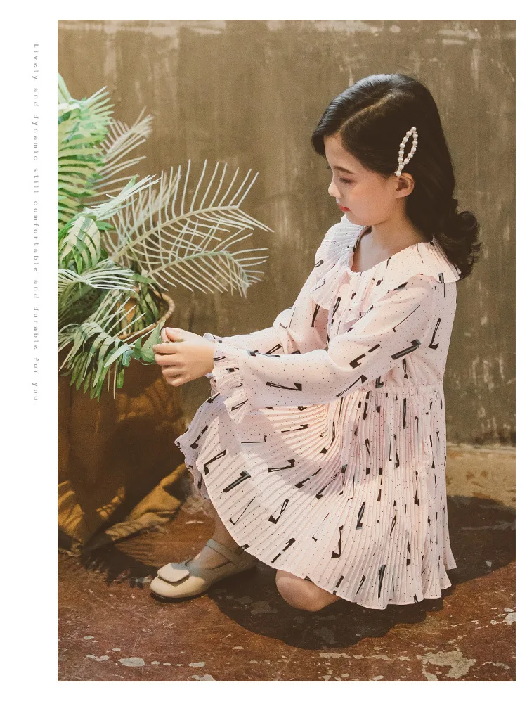 School Teenagers Big girls chiffon Dress Little girls Floral Dresses Spring 2020 kid clothes for 3 4 5 6 7 8 9 10 11 12 13 years (9)