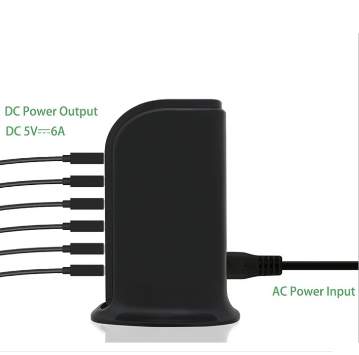5USb зарядное устройство 5USb настольное парусное зарядное устройство 5V4A многофункциональное зарядное устройство для мобильного телефона