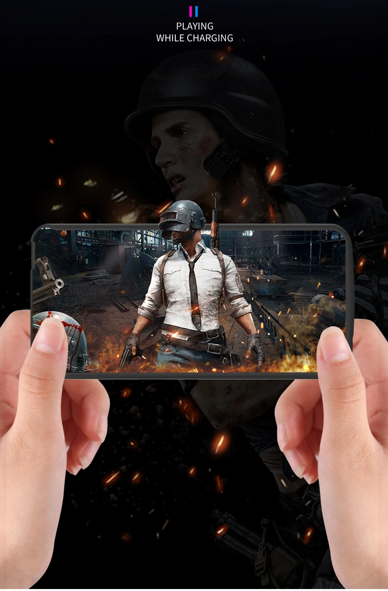 6500mAh аккумулятор зарядное устройство Крышка для vivo Y7s внешняя запасная крышка для vivo Y7s батарея Чехол