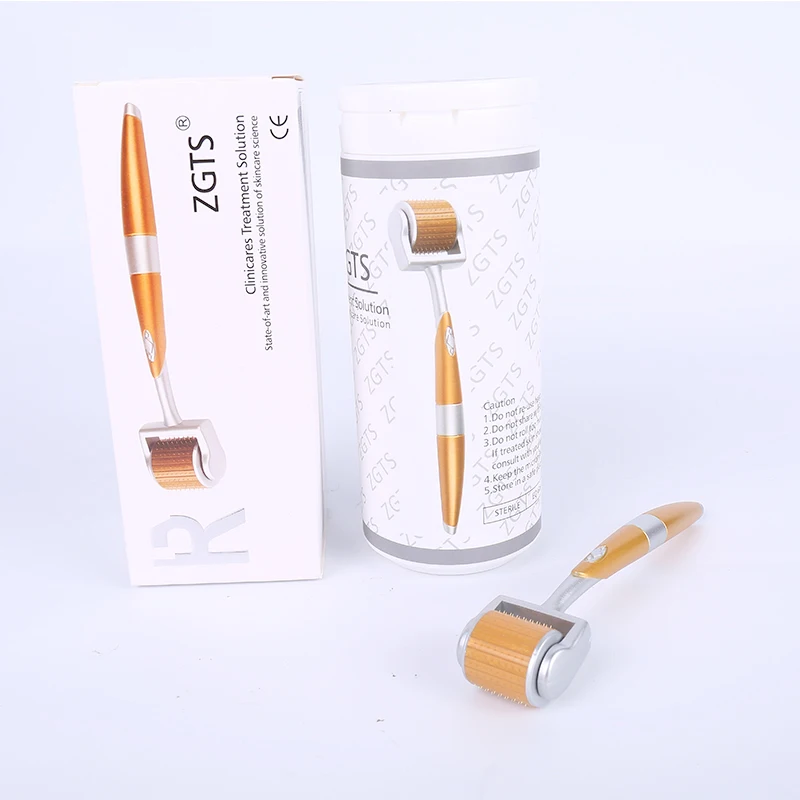 Профессиональный титановый ZGTS Derma Roller 192 игл для ухода за лицом и лечения