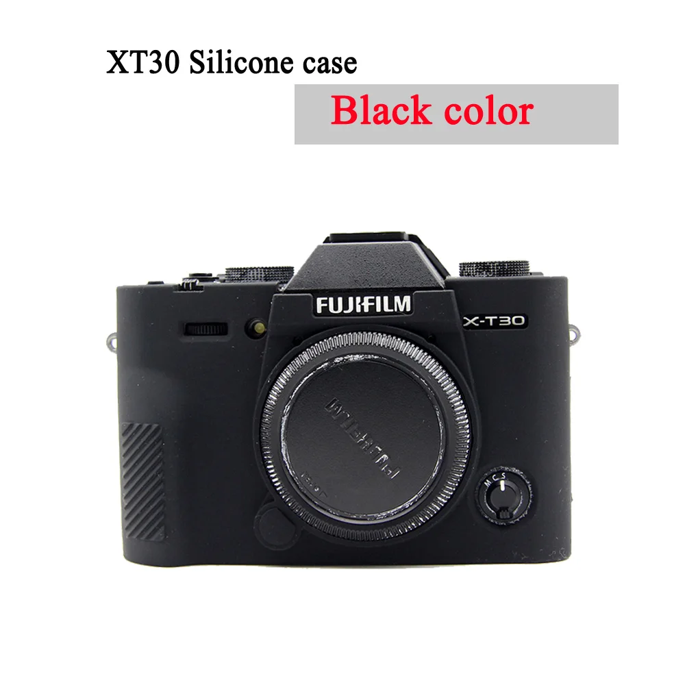 XT30 Black Мягкий чехол для камеры, силиконовый чехол для Fujifilm XT10 XT20 XT30, силиконовый чехол, резиновый чехол для камеры, защитный чехол - Цвет: XT30 Black