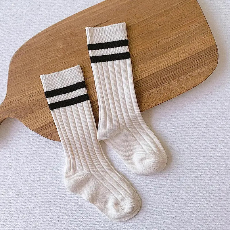 Стиль детские носки, Calcetines, Одноцветный, в полосочку детские носки для малышей модные гольфы носки детские вещи - Цвет: color 6