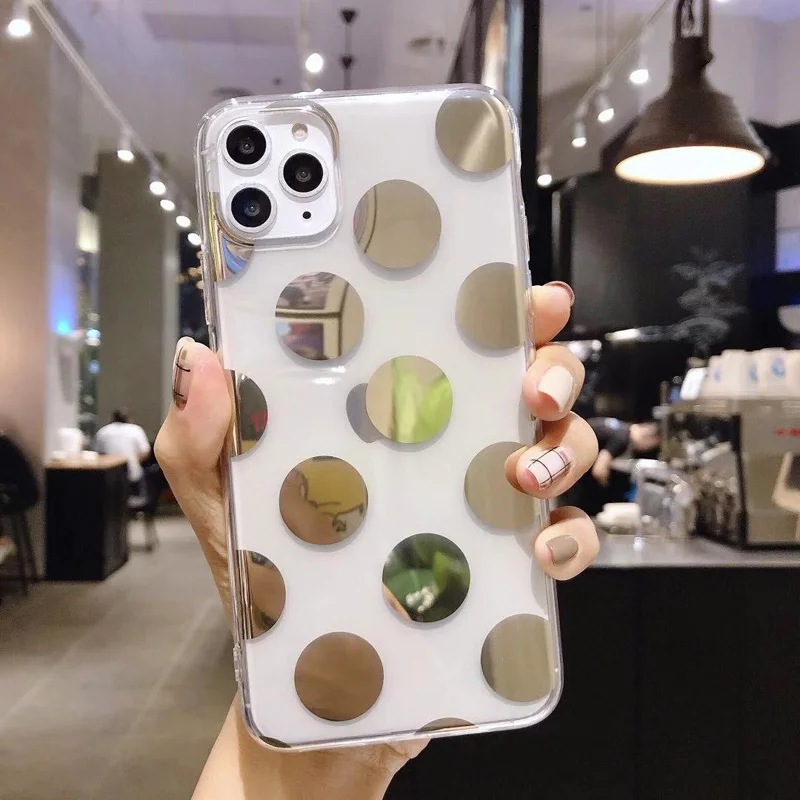 N1986N для iPhone 11 Pro X XR XS Max 6 6s 7 8 Plus чехол для телефона роскошный Гальванизированный прозрачный мягкий ТПУ чехол с сердечком для iPhone X - Цвет: T2