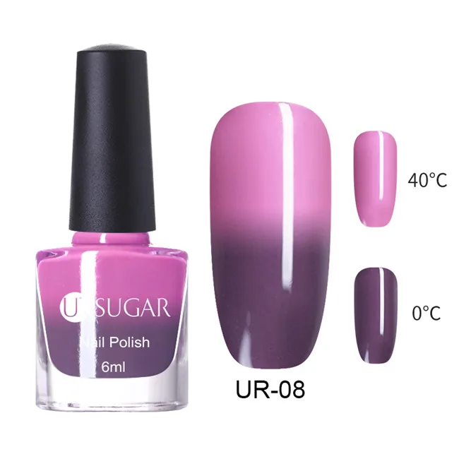 Ur Sugar 6 мл Лак для ногтей Хамелеон романтическое сердце огненная любовь блестки лак для ногтей - Цвет: glitter 8