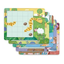 Jouet éducatif pour enfant, serpent avide, jeu de société d'entraînement à la pensée logique, puzzle magnétique, cadeau, 2021