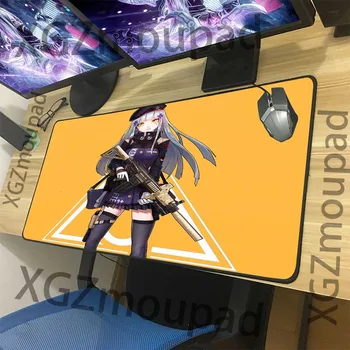 

XGZ animation mouse pad sexy skirt gunner HD custom game mouse pad black lock edge girl front computer desk mat anti slip