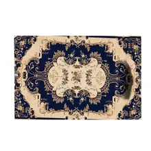 80x120 см Европейский традиционный стиль Коврики для гостиной винтажный цветочный роскошный большой ковер нескользящий прямоугольный коврик Домашний декор