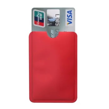 

Anti-degaussing Bank Card Set RFID Shielding Bag NFC Anti-theft Case Aluminum Foil Brush ID Card Protection Blocking Reader