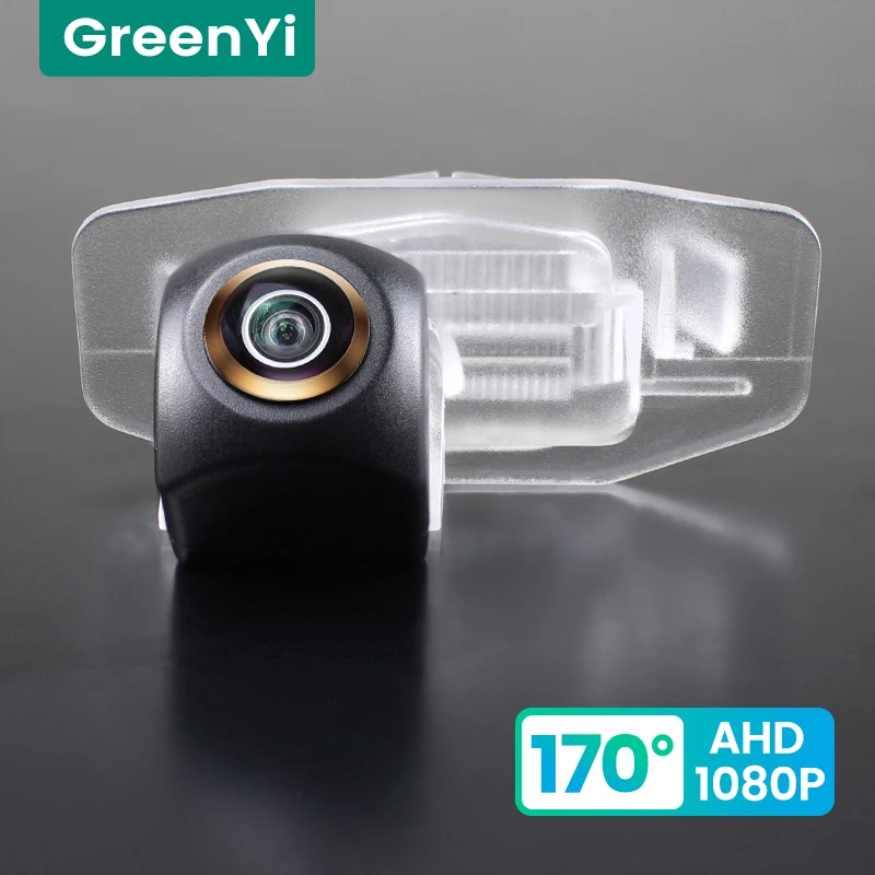 GreenYi 170° HD 1080P Car Rear View Camera for Honda Civic Accord Ciimo Fit Spirior Night Vision Reverse Reversing 4 pin Vehicle