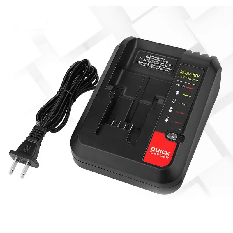Зарядное устройство для Black Decker Для Porter-кабель для аккумуляторов Стэнли 10,8-20 в