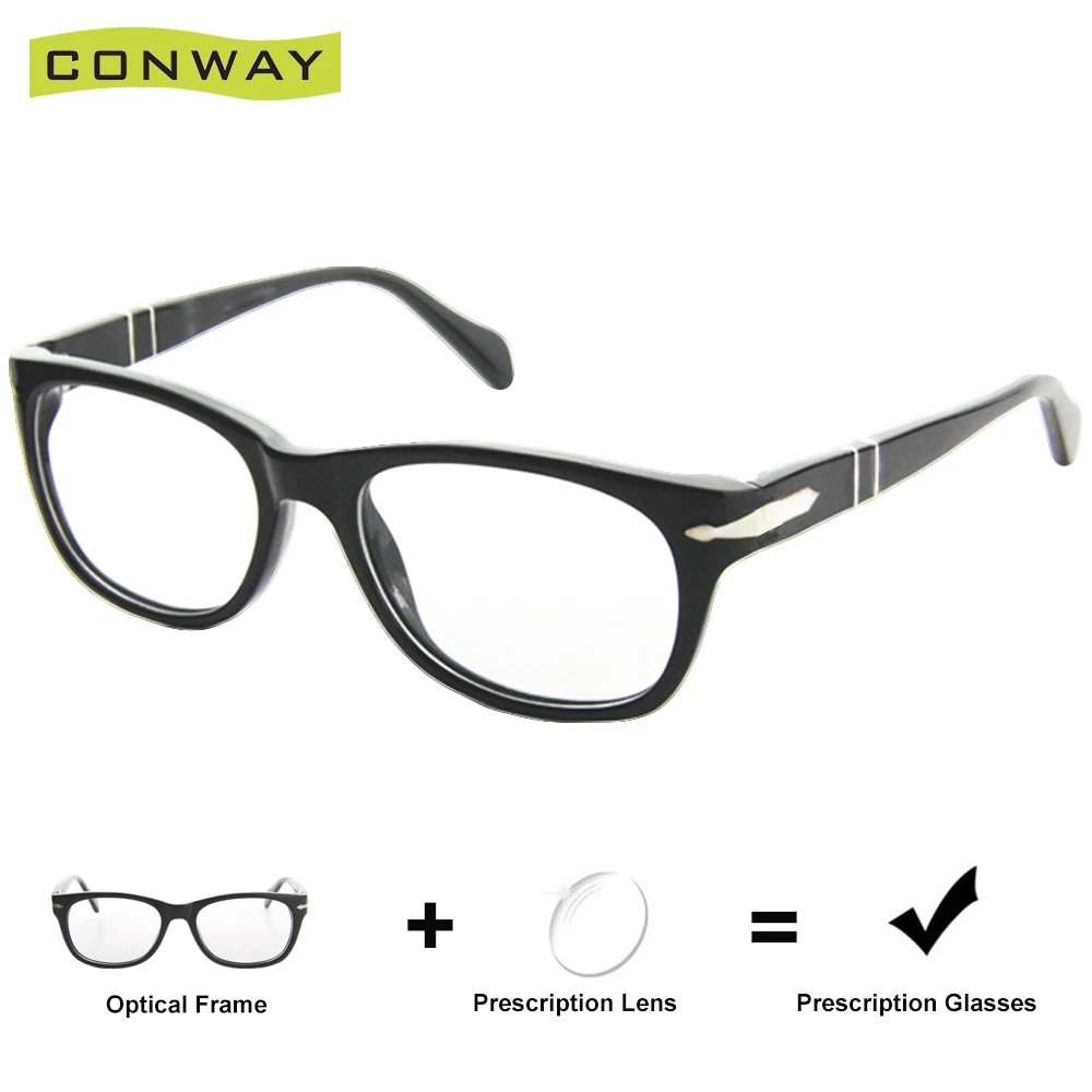 

CONWAY newest unique glasses man personal glasses optical frames for women acetate legs prescription eyewear fashion eye glasses