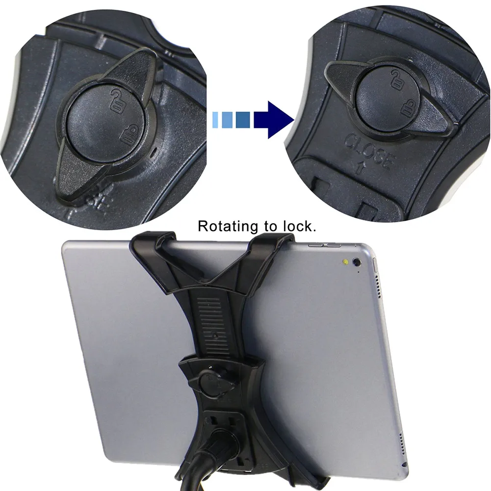 Drop Ship Car Cup Holder Mount 360 Degrees Rotation Adjustable for Mobile Phone Tablet 7-10 Inch V-Best